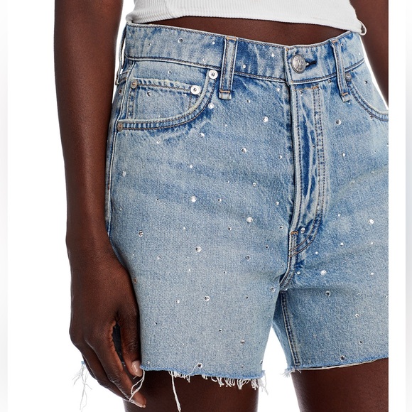 Rag Bone Vintage Cut Off Denim Shorts in Solana Jewel